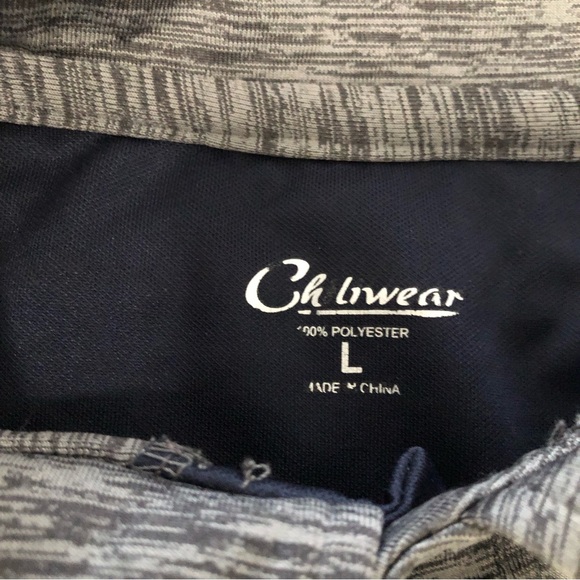 Chiliwear Auburn Tigers Embroidered Logo Polo Long Sleeve SZ L - Picture 4 of 13